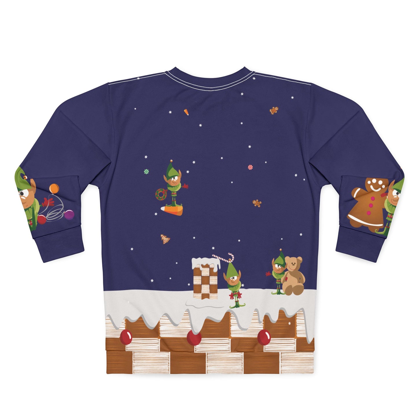 Ugly Christmas sweatshirt back