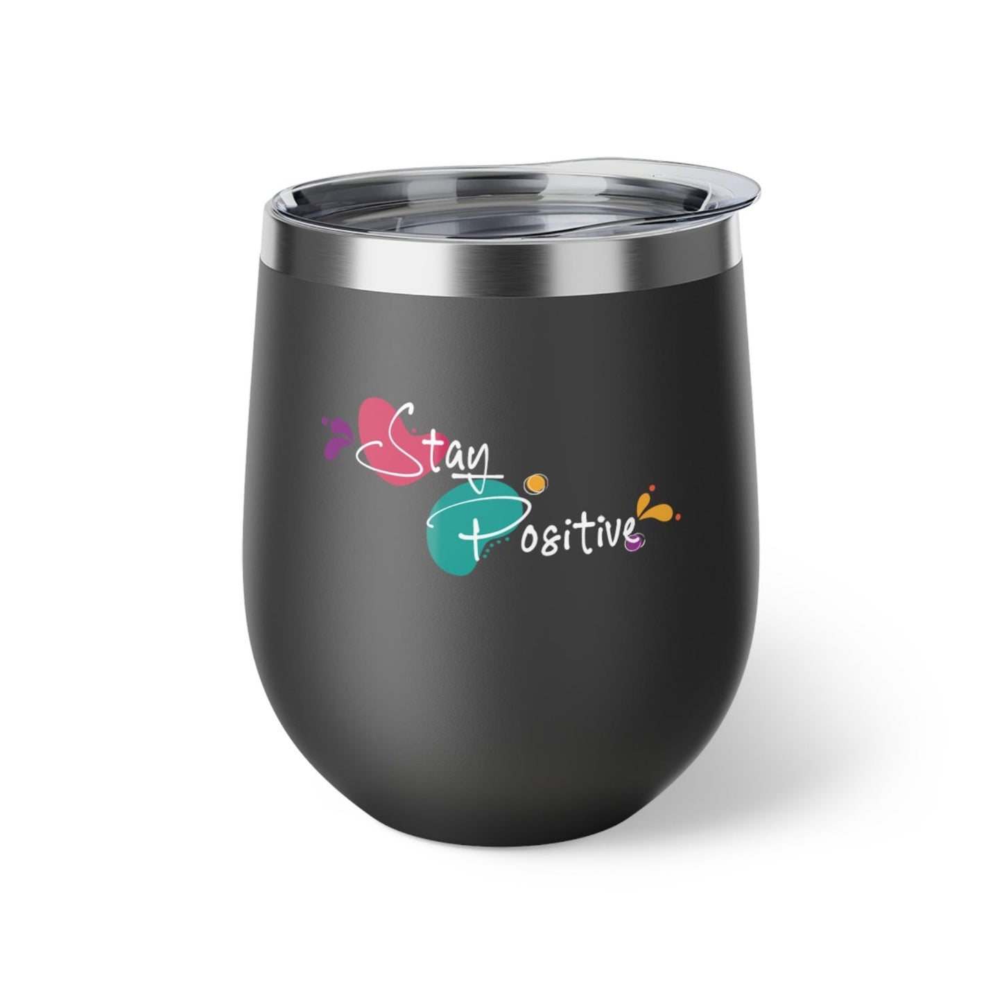 tumbler, black 12oz