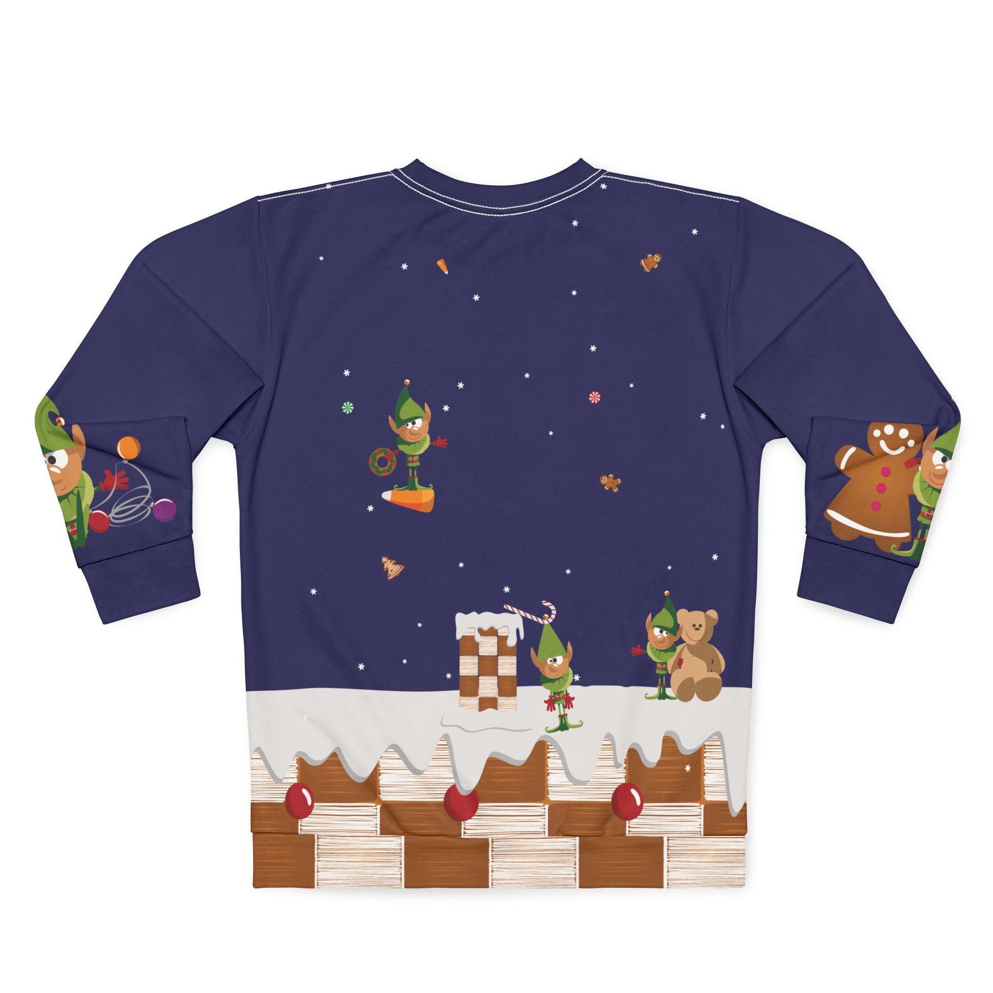 Ugly Christmas sweatshirt back