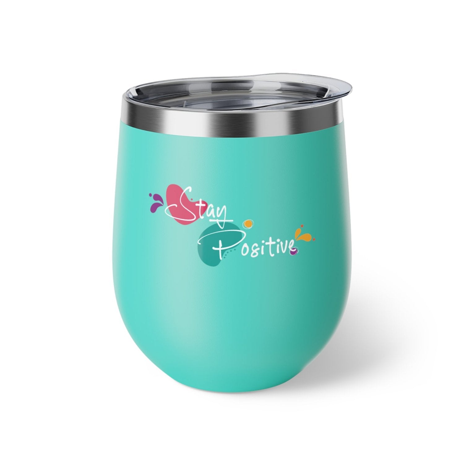 tumbler, turquoise Vacuum Insulated 12oz