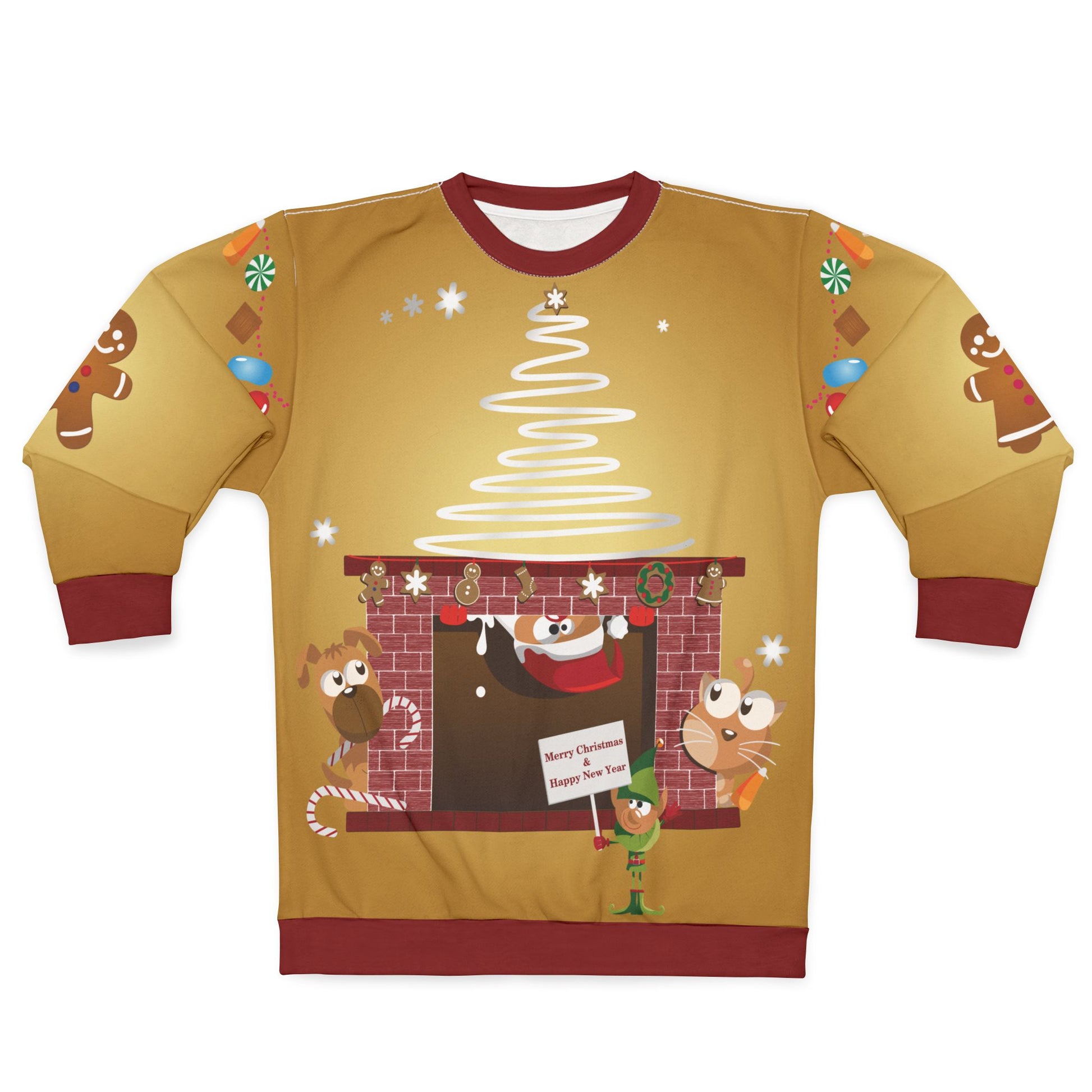 Christmas sweatshirt for dog lovers