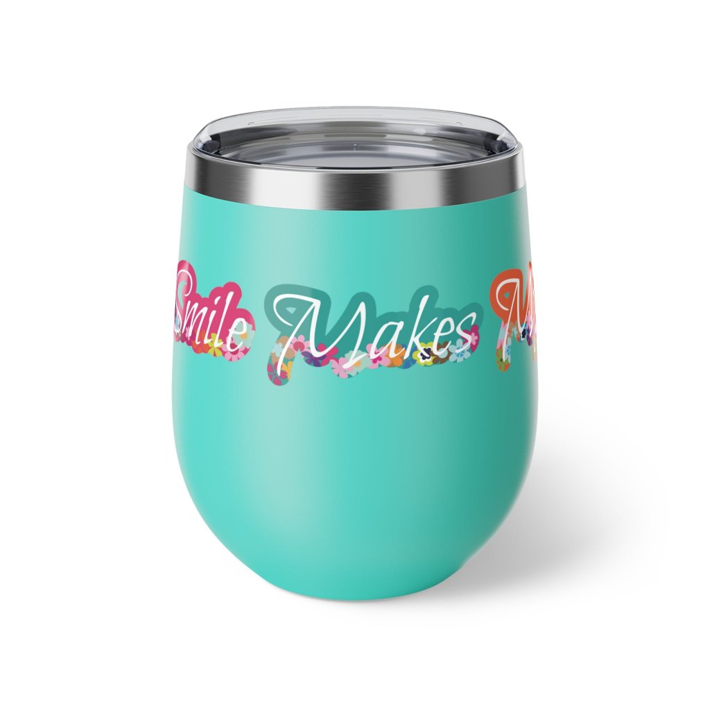 tumbler for best gift, turquoise, side view