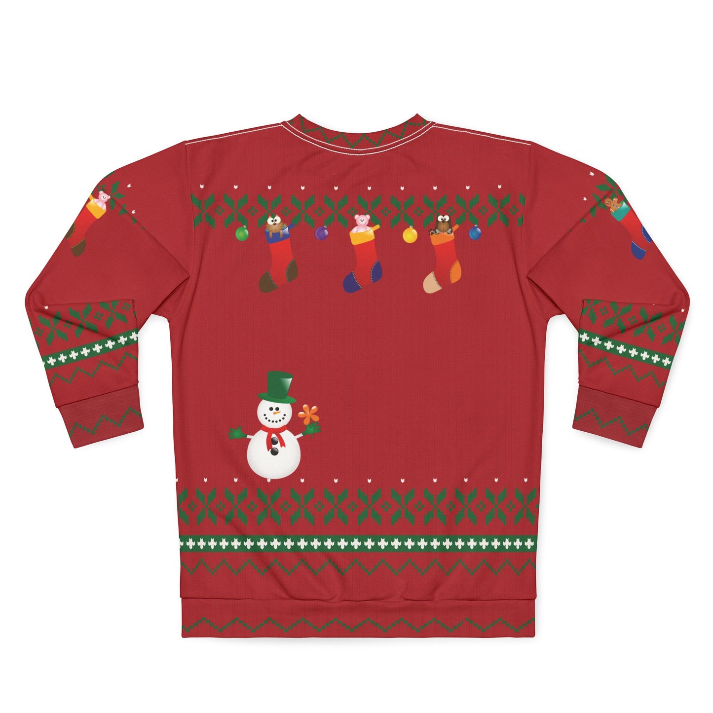 Christmas ugly sweater back
