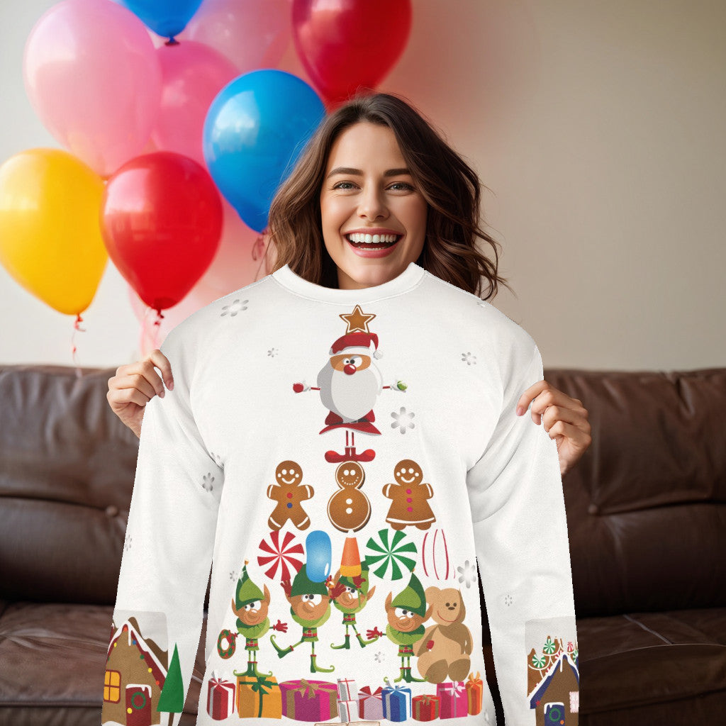 Christmas Santa elf sweatshirt